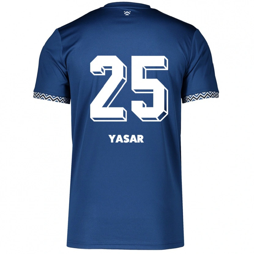 Danxen Heren Eyyüb Yasar #25 Marine Wit Thuisshirt Thuistenue 2025/26 T-Shirt