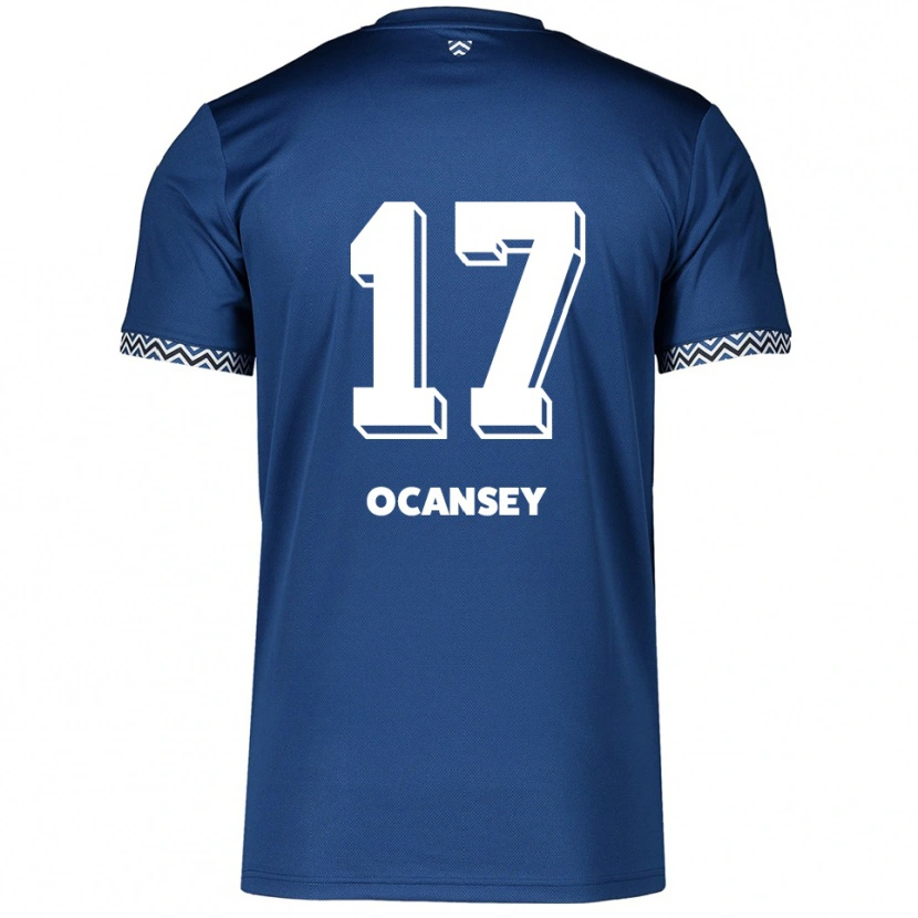 Danxen Heren Vincent Ocansey #17 Marine Wit Thuisshirt Thuistenue 2025/26 T-Shirt