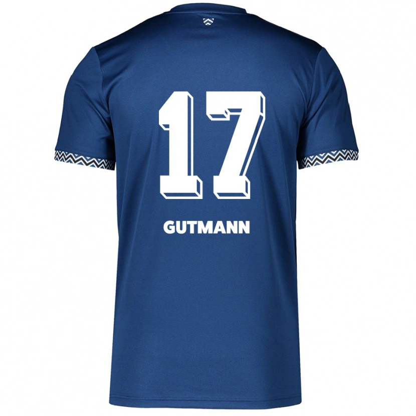 Danxen Heren Glenn Gutmann #17 Marine Wit Thuisshirt Thuistenue 2025/26 T-Shirt