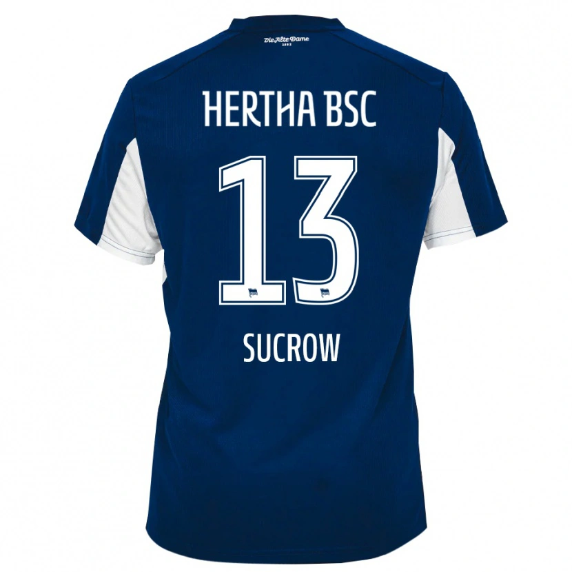 Danxen Heren Connor Sucrow #13 Wit Blauw Thuisshirt Thuistenue 2025/26 T-Shirt