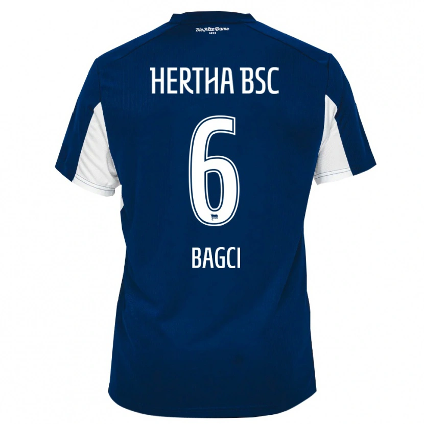 Danxen Heren Elyas Bagci #6 Wit Blauw Thuisshirt Thuistenue 2025/26 T-Shirt
