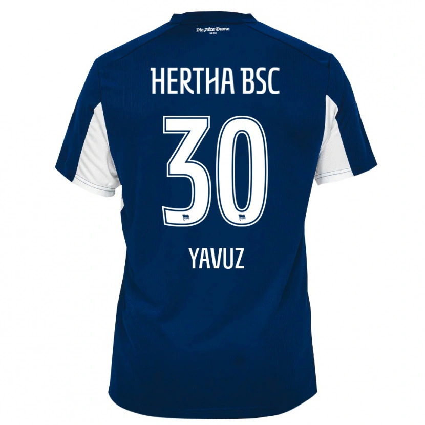 Danxen Heren Senanur Yavuz #30 Wit Blauw Thuisshirt Thuistenue 2025/26 T-Shirt