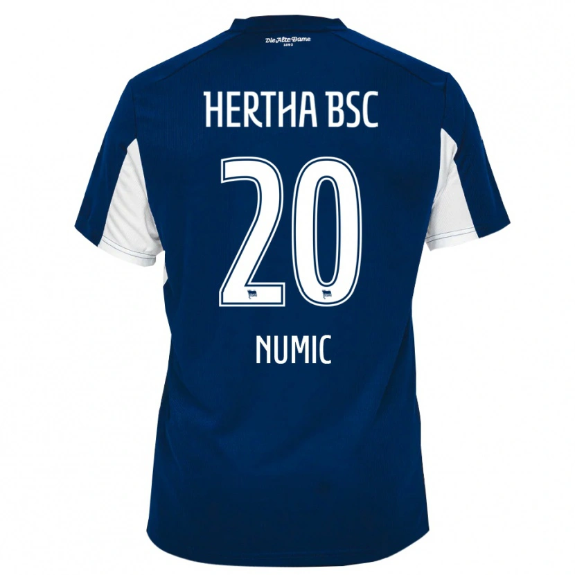 Danxen Heren Amar Numic #20 Wit Blauw Thuisshirt Thuistenue 2025/26 T-Shirt