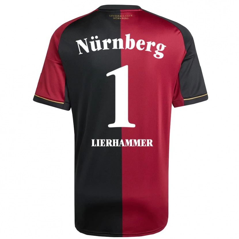 Danxen Heren Tim Lierhammer #1 Bordeauxzwart Thuisshirt Thuistenue 2025/26 T-Shirt