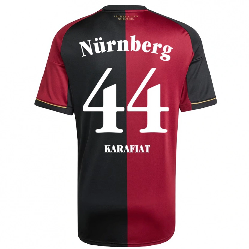 Danxen Heren Ondrej Karafiat #44 Bordeauxzwart Thuisshirt Thuistenue 2025/26 T-Shirt