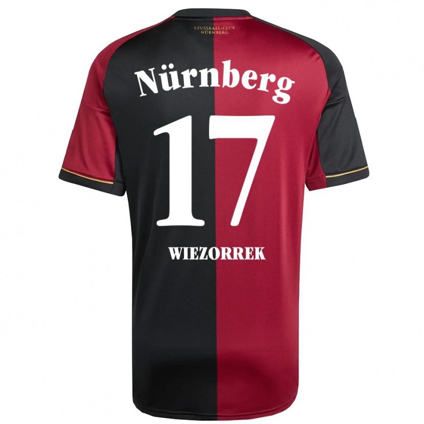 Danxen Heren Moritz Wiezorrek #17 Bordeauxzwart Thuisshirt Thuistenue 2025/26 T-Shirt