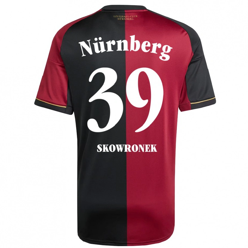 Danxen Heren Joel Skowronek #39 Bordeauxzwart Thuisshirt Thuistenue 2025/26 T-Shirt