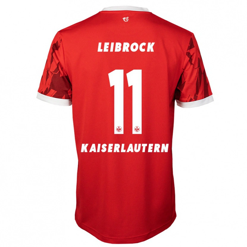 Danxen Heren Lucas Leibrock #11 Rood Wit Thuisshirt Thuistenue 2025/26 T-Shirt