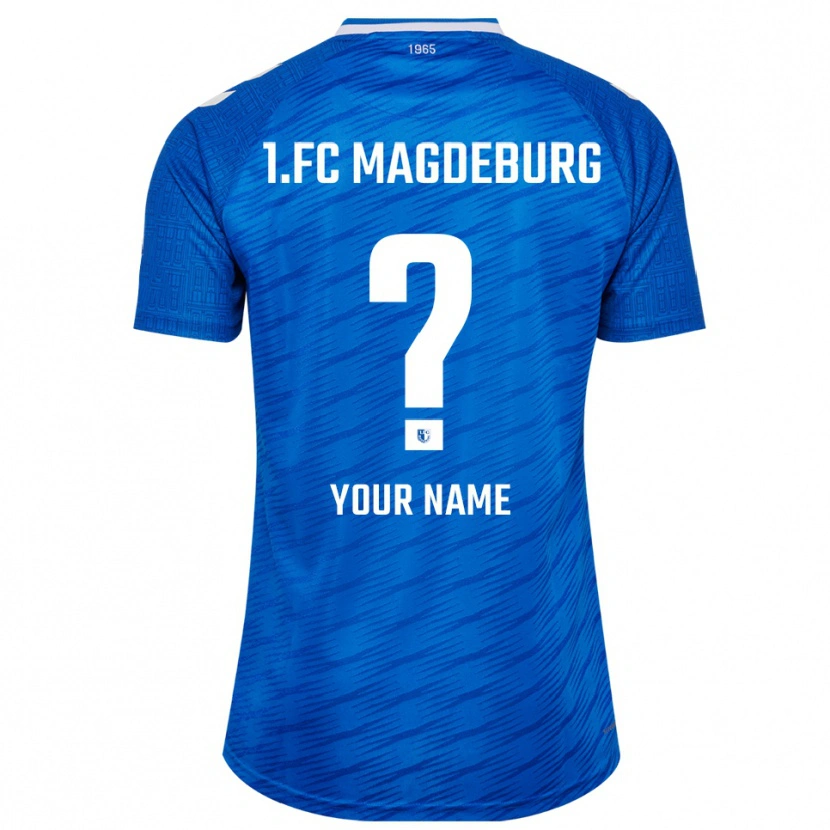 Danxen Heren Uw Naam #0 Blauw Wit Thuisshirt Thuistenue 2025/26 T-Shirt