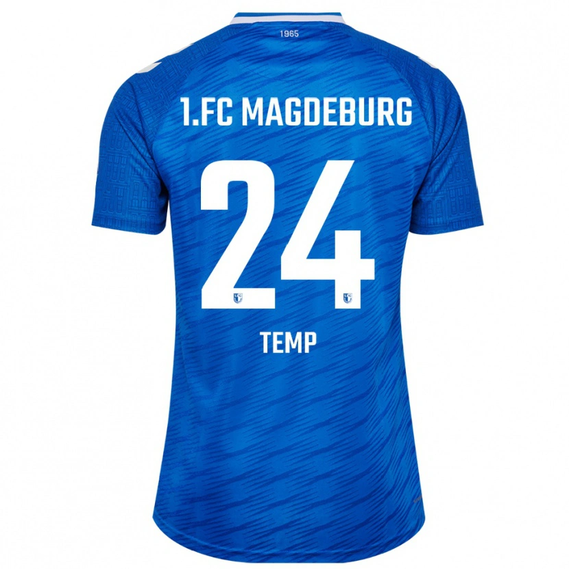 Danxen Heren Celine Temp #24 Blauw Wit Thuisshirt Thuistenue 2025/26 T-Shirt