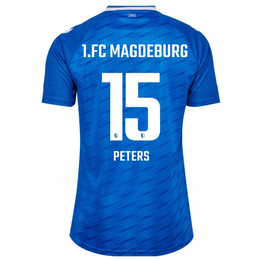 Danxen Heren Felix Peters #15 Blauw Wit Thuisshirt Thuistenue 2025/26 T-Shirt