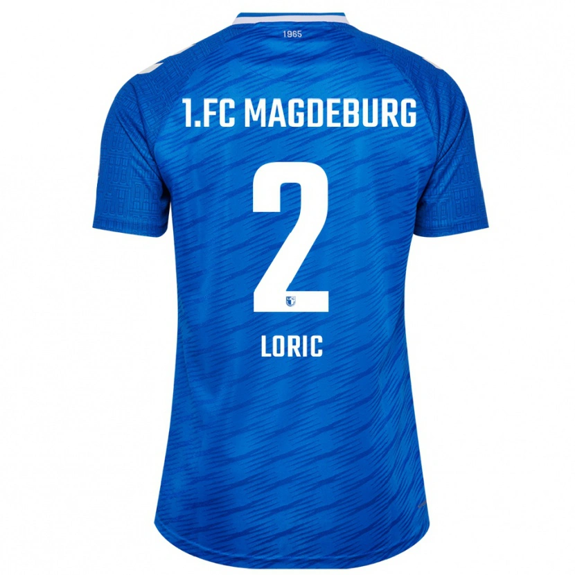 Danxen Heren Samuel Loric #2 Blauw Wit Thuisshirt Thuistenue 2025/26 T-Shirt