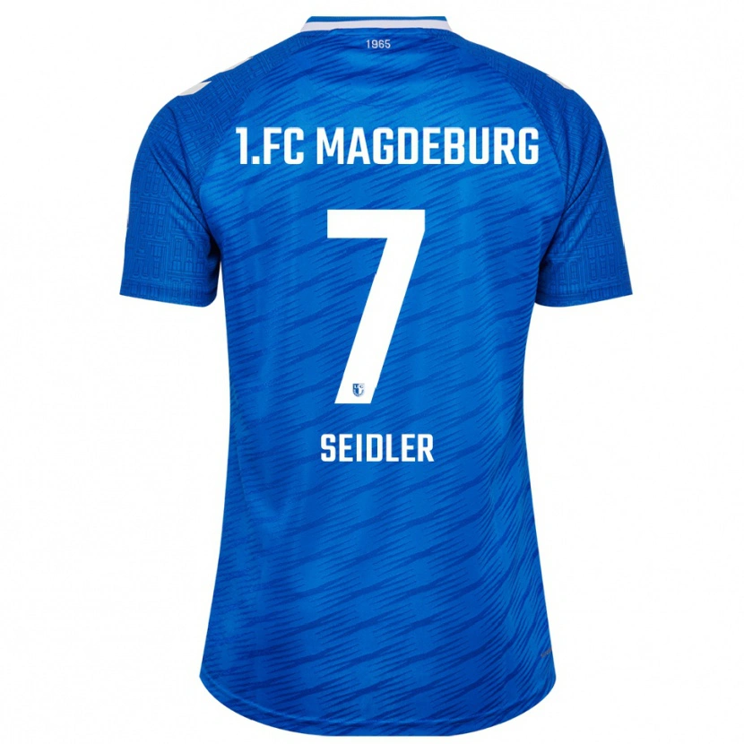 Danxen Heren Wiebke Seidler #7 Blauw Wit Thuisshirt Thuistenue 2025/26 T-Shirt