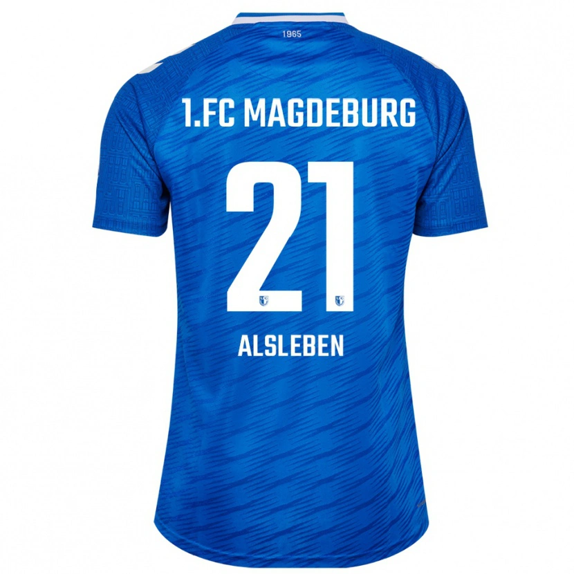 Danxen Heren Tabea Alsleben #21 Blauw Wit Thuisshirt Thuistenue 2025/26 T-Shirt