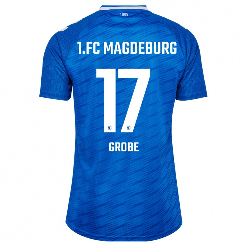 Danxen Heren Theresa Grobe #17 Blauw Wit Thuisshirt Thuistenue 2025/26 T-Shirt