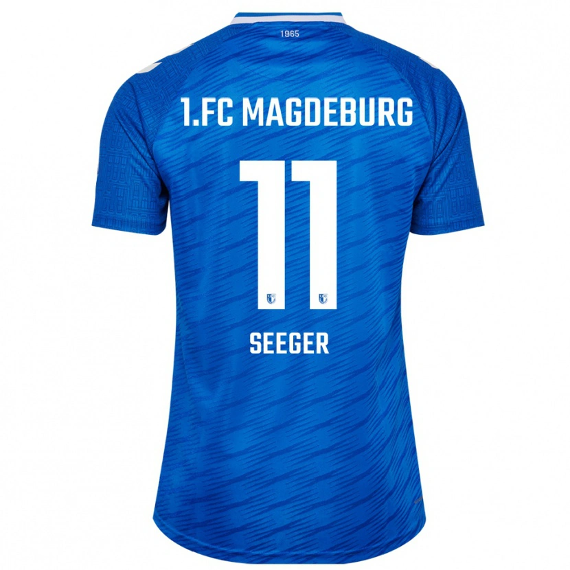 Danxen Heren Ben Ekobena-Seeger #11 Blauw Wit Thuisshirt Thuistenue 2025/26 T-Shirt
