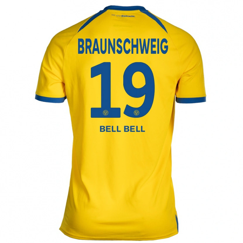 Danxen Heren Leon Bell Bell #19 Geel Blauw Thuisshirt Thuistenue 2025/26 T-Shirt