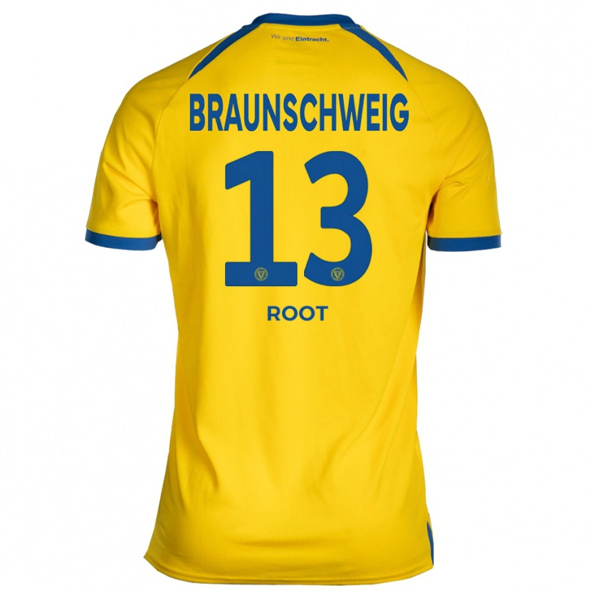 Danxen Heren Maxim Root #13 Geel Blauw Thuisshirt Thuistenue 2025/26 T-Shirt