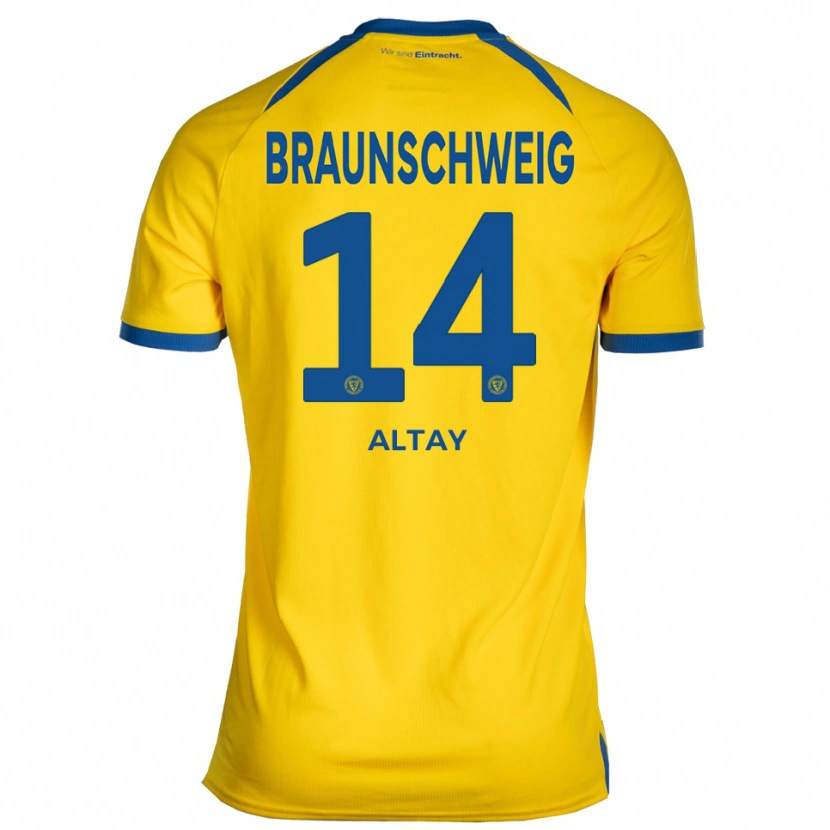 Danxen Heren Ali Altay #14 Geel Blauw Thuisshirt Thuistenue 2025/26 T-Shirt