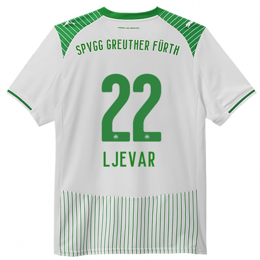 Danxen Heren Nico Ljevar #22 Wit Groen Thuisshirt Thuistenue 2025/26 T-Shirt