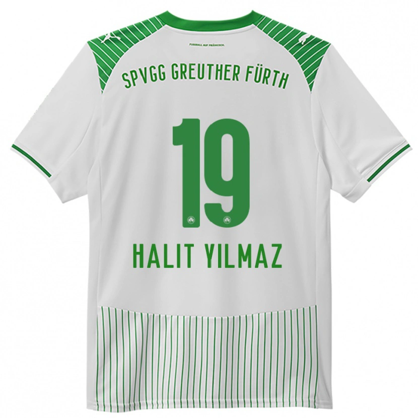 Danxen Heren Halit Yılmaz #19 Wit Groen Thuisshirt Thuistenue 2025/26 T-Shirt
