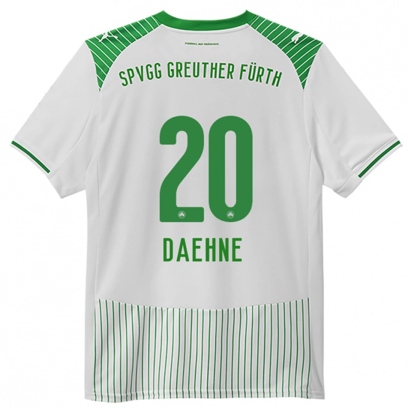 Danxen Heren Luis Daehne #20 Wit Groen Thuisshirt Thuistenue 2025/26 T-Shirt