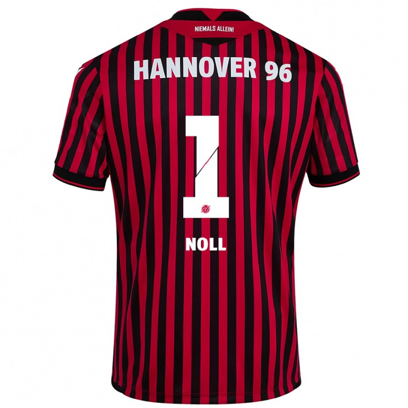Danxen Heren Nahuel Noll #1 Rood Zwart Thuisshirt Thuistenue 2025/26 T-Shirt