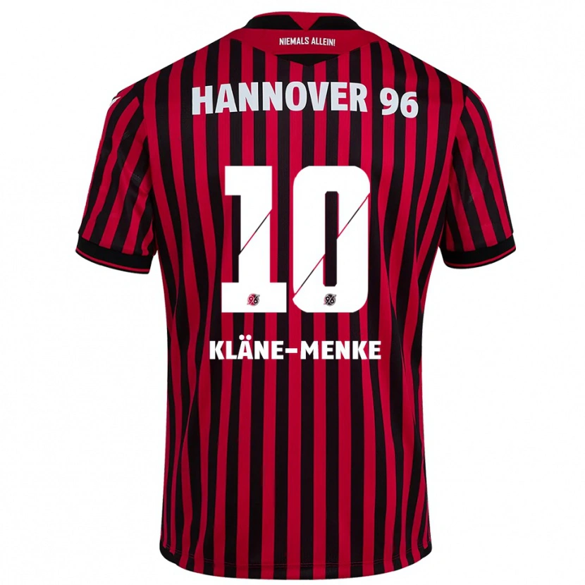 Danxen Heren Pirmin Kläne-Menke #10 Rood Zwart Thuisshirt Thuistenue 2025/26 T-Shirt