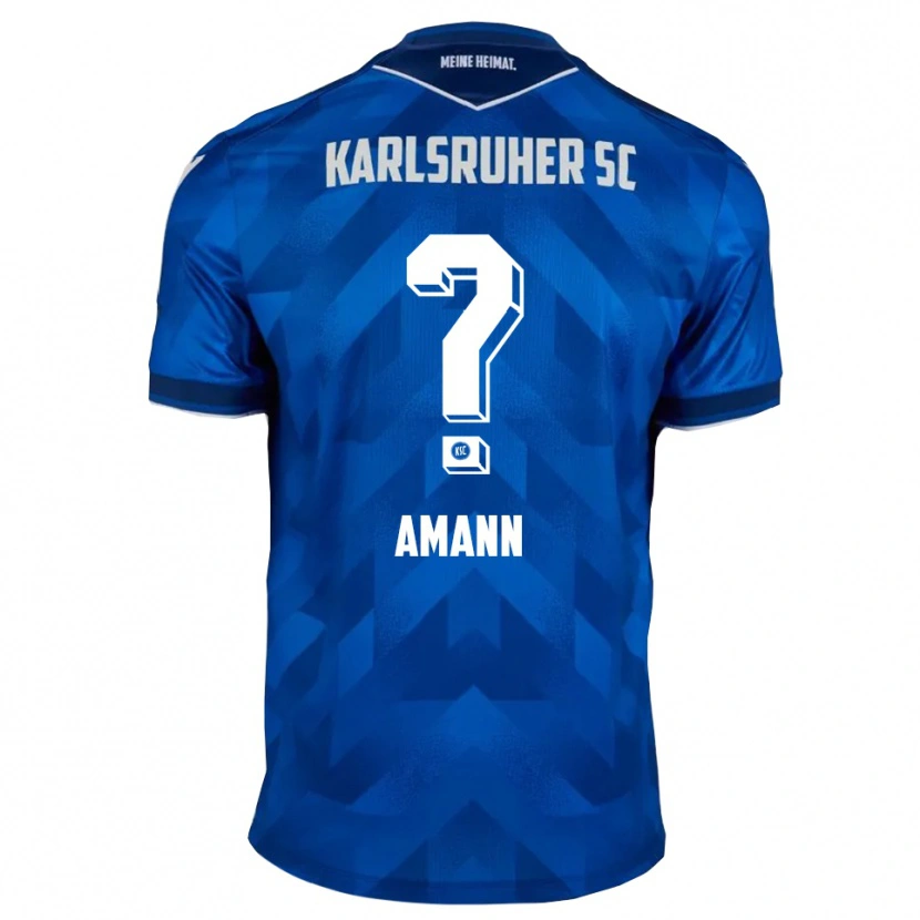 Danxen Heren Jennifer Amann #0 Blauw Wit Thuisshirt Thuistenue 2025/26 T-Shirt