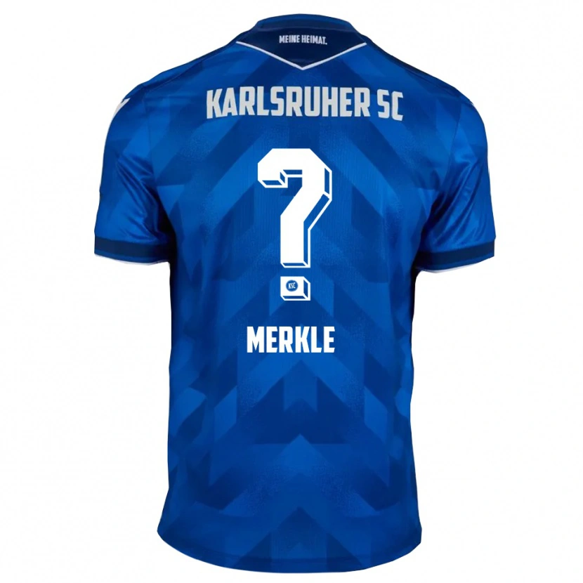 Danxen Heren Helena Merkle #0 Blauw Wit Thuisshirt Thuistenue 2025/26 T-Shirt
