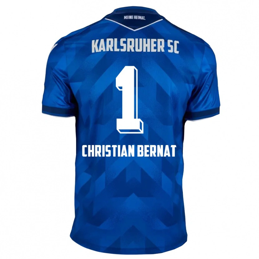 Danxen Heren Hans Christian Bernat #1 Blauw Wit Thuisshirt Thuistenue 2025/26 T-Shirt