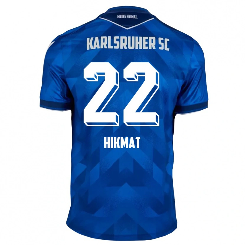 Danxen Heren Soufiane Hikmat #22 Blauw Wit Thuisshirt Thuistenue 2025/26 T-Shirt
