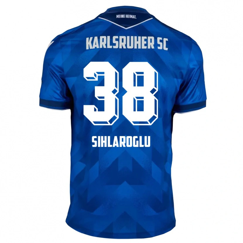 Danxen Heren Efe-Kaan Sihlaroglu #38 Blauw Wit Thuisshirt Thuistenue 2025/26 T-Shirt