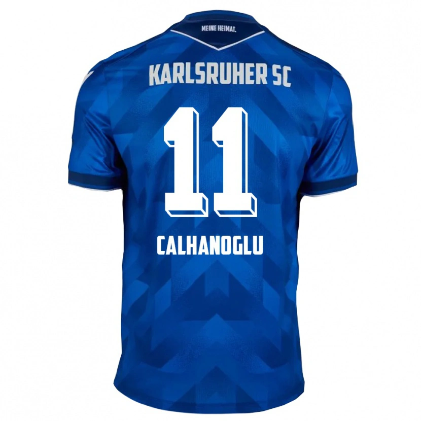 Danxen Heren Turan Calhanoglu #11 Blauw Wit Thuisshirt Thuistenue 2025/26 T-Shirt