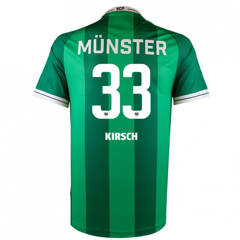 Danxen Heren Marian Kirsch #33 Groen Wit Thuisshirt Thuistenue 2025/26 T-Shirt