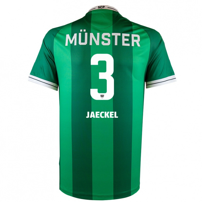 Danxen Heren Paul Jaeckel #3 Groen Wit Thuisshirt Thuistenue 2025/26 T-Shirt