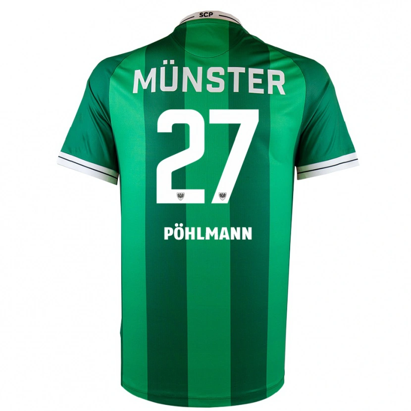 Danxen Heren Phil Pöhlmann #27 Groen Wit Thuisshirt Thuistenue 2025/26 T-Shirt