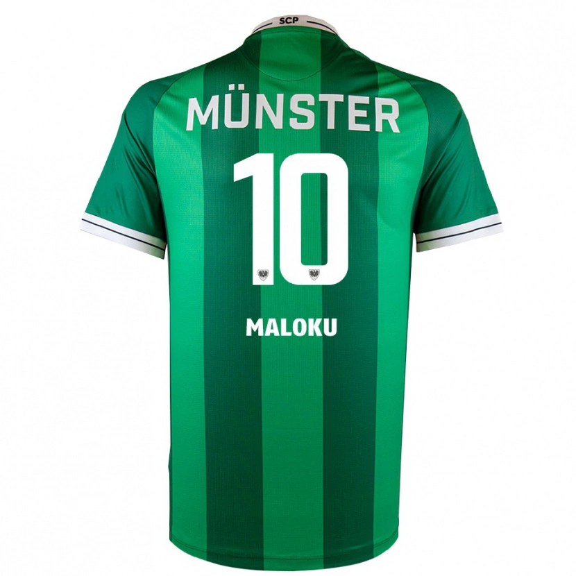 Danxen Heren Amar Maloku #10 Groen Wit Thuisshirt Thuistenue 2025/26 T-Shirt