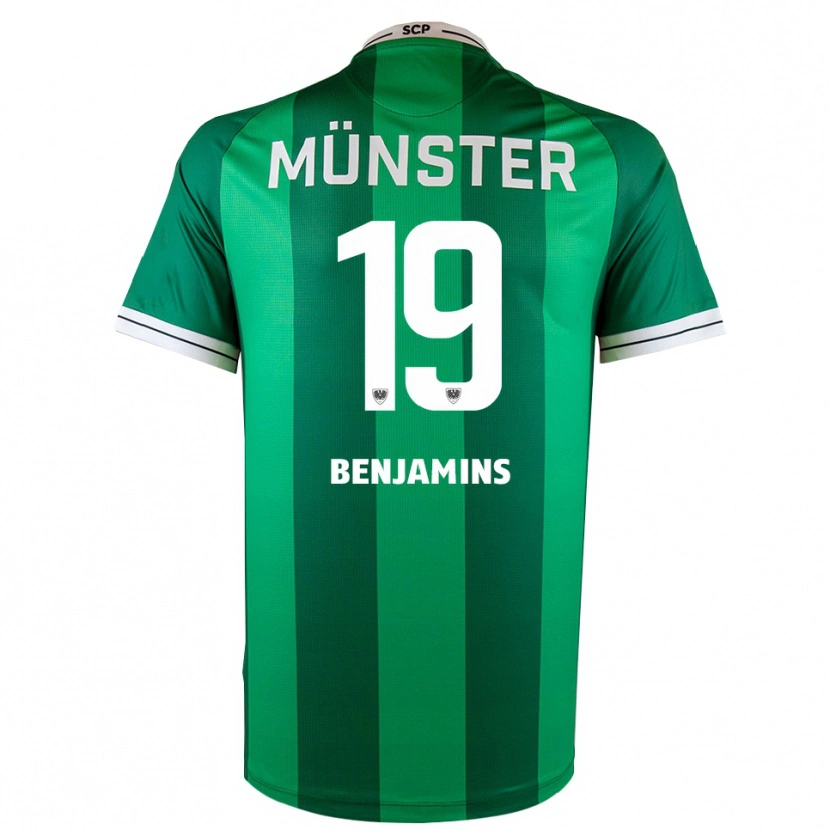 Danxen Heren Marvin Benjamins #19 Groen Wit Thuisshirt Thuistenue 2025/26 T-Shirt