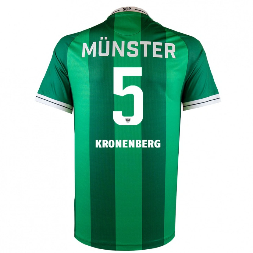 Danxen Heren Ben Kronenberg #5 Groen Wit Thuisshirt Thuistenue 2025/26 T-Shirt