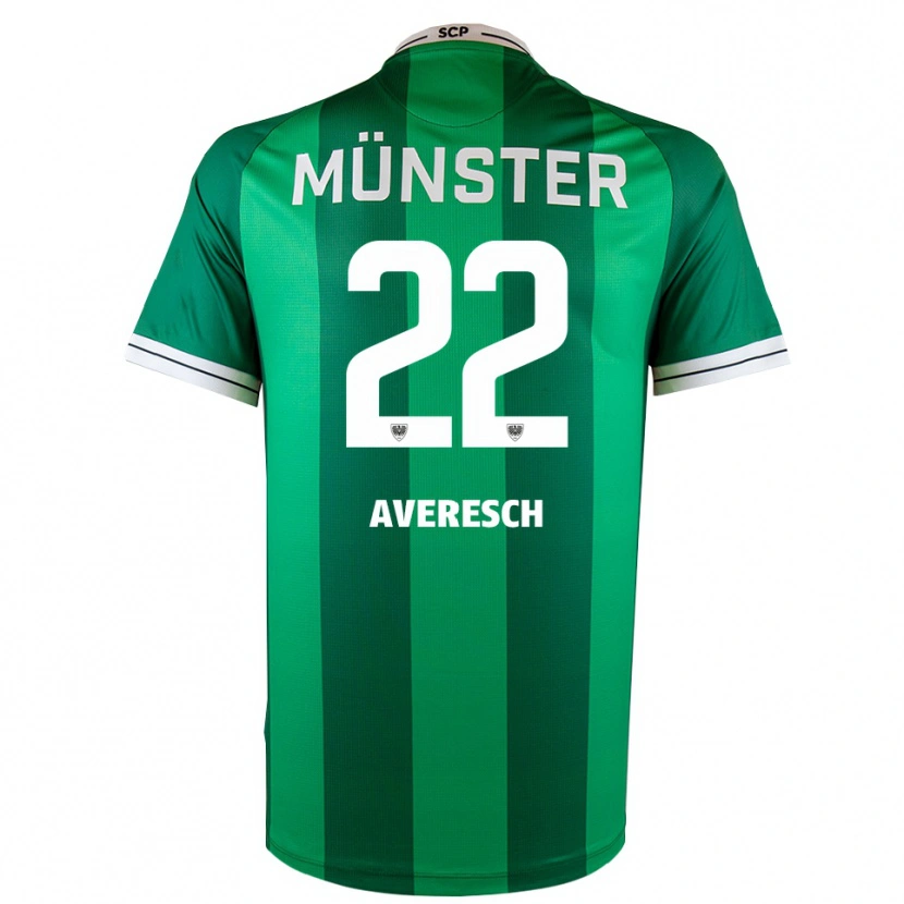 Danxen Heren Noah Averesch #22 Groen Wit Thuisshirt Thuistenue 2025/26 T-Shirt