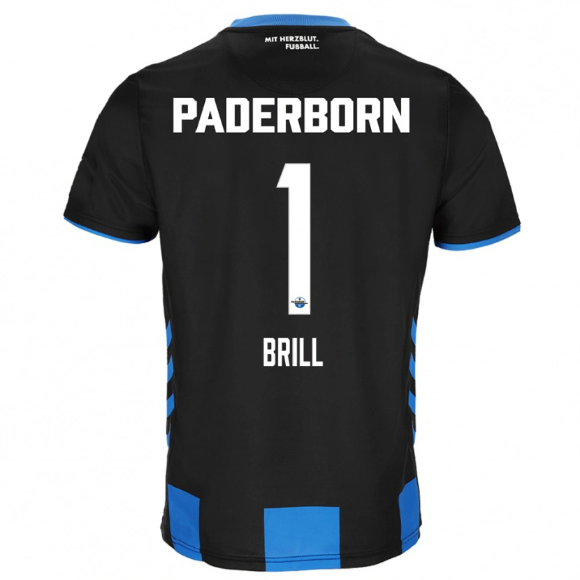 Danxen Heren Moritz Brill #1 Zwart Blauw Thuisshirt Thuistenue 2025/26 T-Shirt