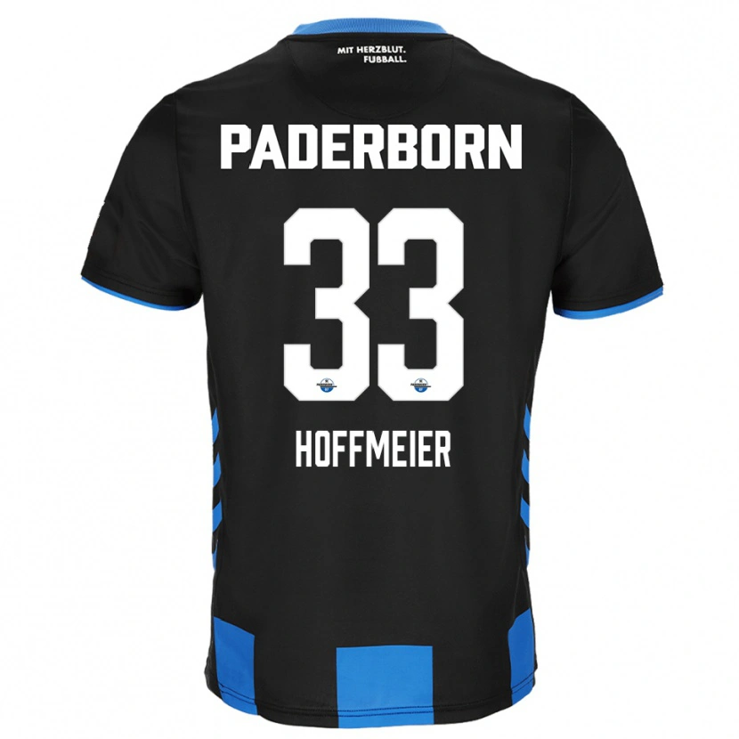 Danxen Heren Marcel Hoffmeier #33 Zwart Blauw Thuisshirt Thuistenue 2025/26 T-Shirt