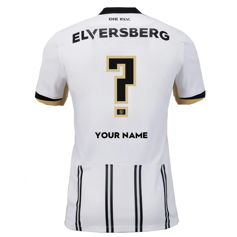 Danxen Heren Uw Naam #0 Wit Zwart Thuisshirt Thuistenue 2025/26 T-Shirt