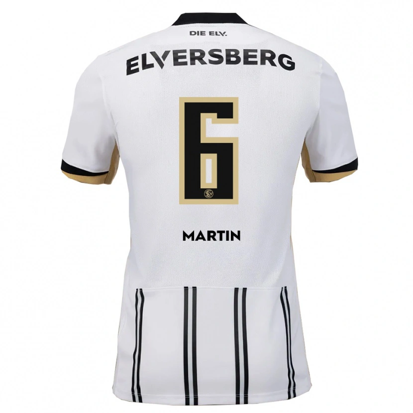 Danxen Heren Lara Martin #6 Wit Zwart Thuisshirt Thuistenue 2025/26 T-Shirt