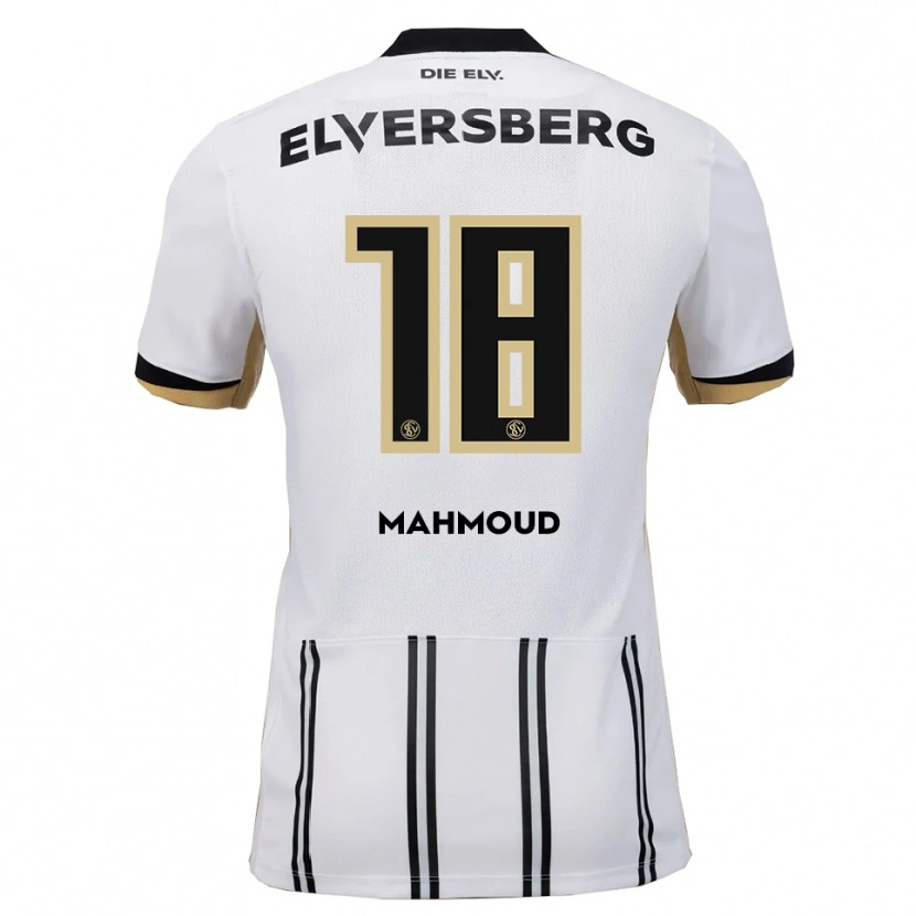 Danxen Heren Mohammad Mahmoud #18 Wit Zwart Thuisshirt Thuistenue 2025/26 T-Shirt