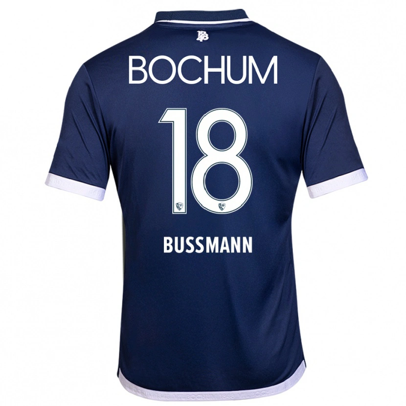 Danxen Heren Benjamin Bußmann #18 Marine Wit Thuisshirt Thuistenue 2025/26 T-Shirt