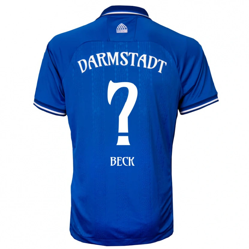Danxen Heren Kerim Beck #0 Blauw Wit Thuisshirt Thuistenue 2025/26 T-Shirt