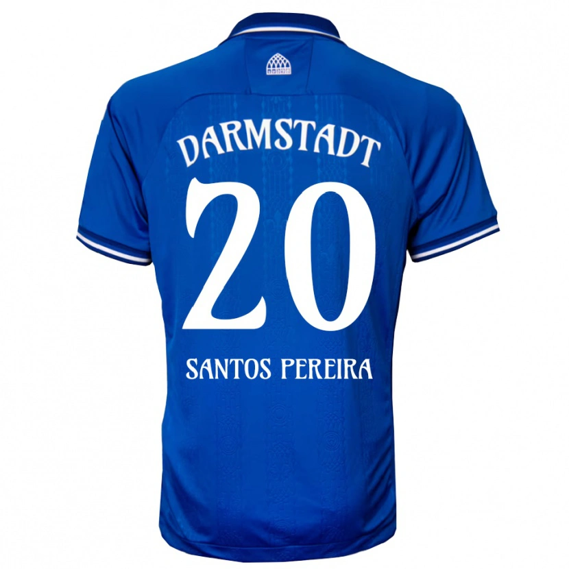 Danxen Heren Diogo Dos Santos Pereira #20 Blauw Wit Thuisshirt Thuistenue 2025/26 T-Shirt