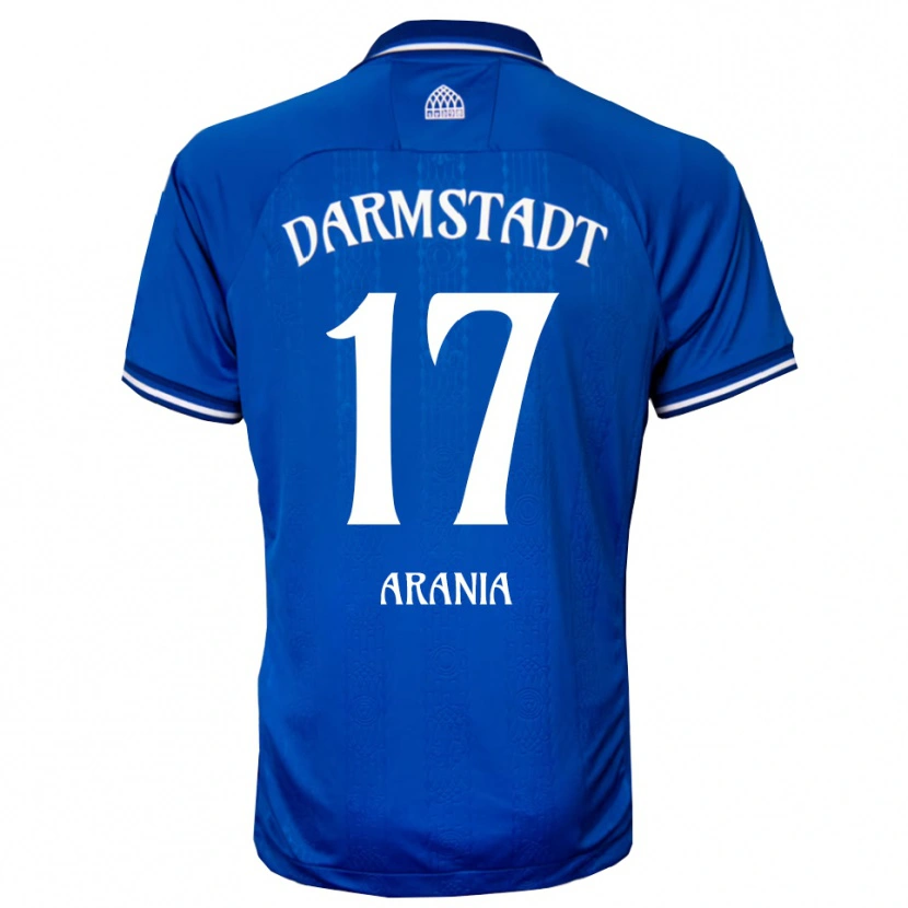 Danxen Heren Asaf Arania #17 Blauw Wit Thuisshirt Thuistenue 2025/26 T-Shirt